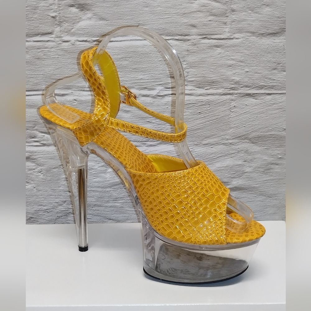 Stiletto platform heel